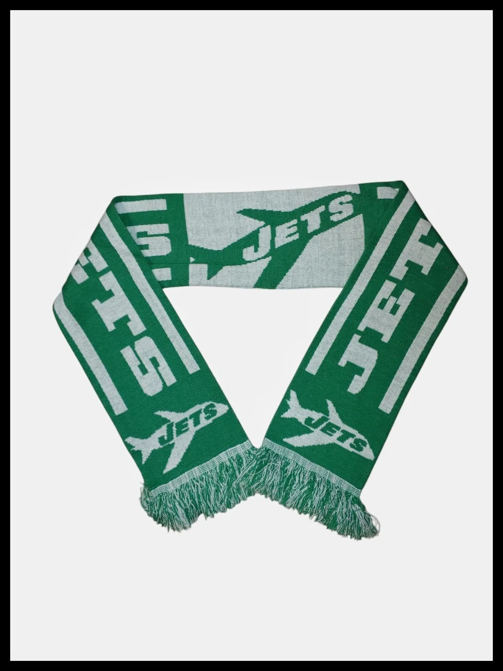 New York Jets Green & White Team Scarf